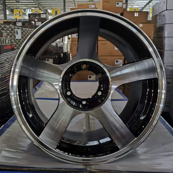 AD0065 R17 10J ET-44 6x139,7 110.2 Black Machined Face