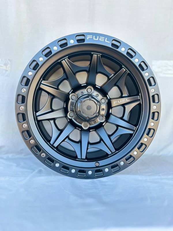 R0247	R17 9J	6x139,7	ET-10	110,1 	(U4B) / SATIN BLACK PAINTED+SATIN BLACK BEADLOCK+MILLED LOGO