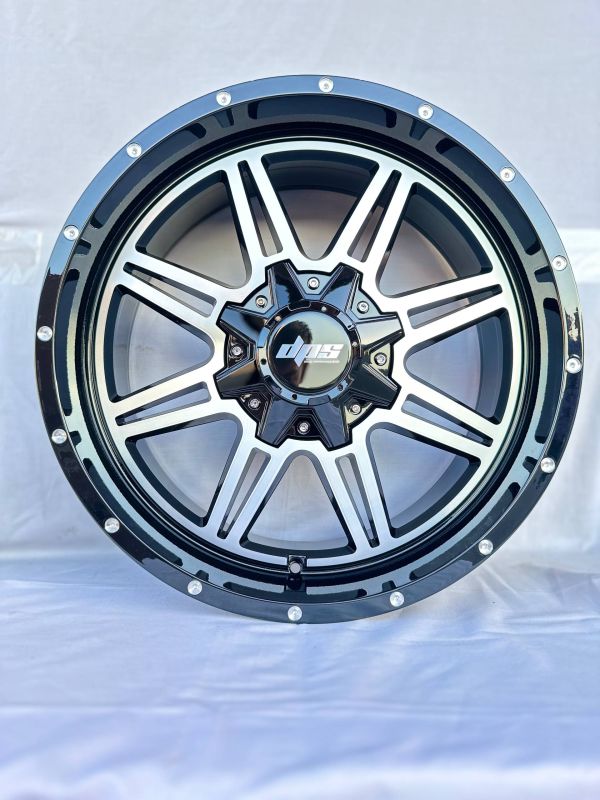 8081	R20 9J	6x135 / 6x139,7	ET0	106,1 	Gloss Black, Machine