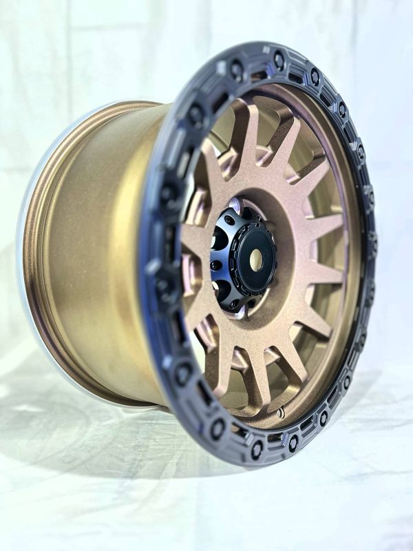 XF221	R17 8,5J	ET0	110.1	6x139,7	SAND BRONZE+MATTE BLACK MACHINED LIP