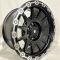 XF221	R17 8,5J	ET0	110.1	6x139,7	MATTE BLACK MACHINED LIP