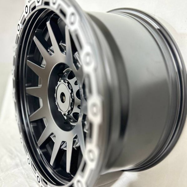 XF221	R17 8,5J	ET0	110.1	6x139,7	MATTE BLACK MACHINED LIP