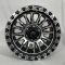 177210	R17 8,5J	ET0	110	6x139,7	MATTE BLACK MACHINED FACE+RF