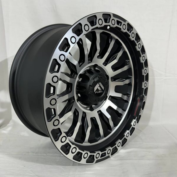 177210	R17 8,5J	ET0	110	6x139,7	MATTE BLACK MACHINED FACE+ MACHINED LIP