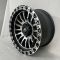 177210	R17 8,5J	ET0	110	6x139,7	MATTE BLACK MACHINED FACE+ MACHINED LIP
