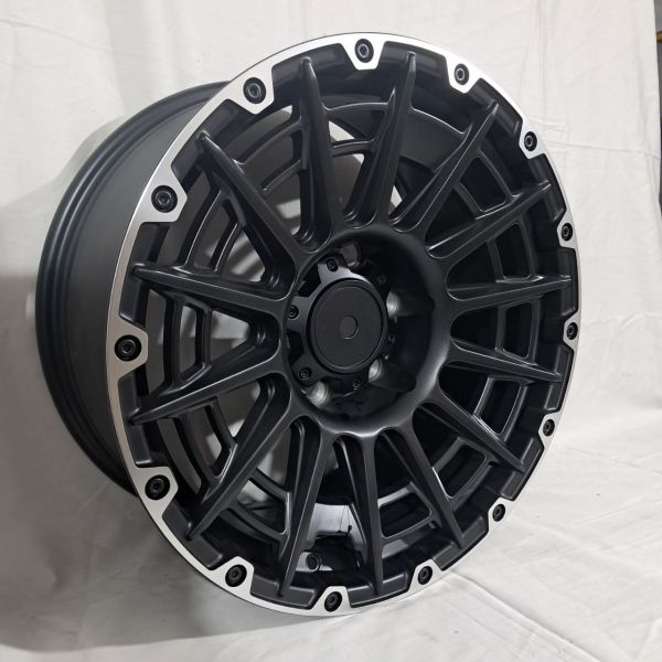 XF056 R18 8,5J ET0	6x139,7	110,1 50% MATTE BLACK MACHINED LIP