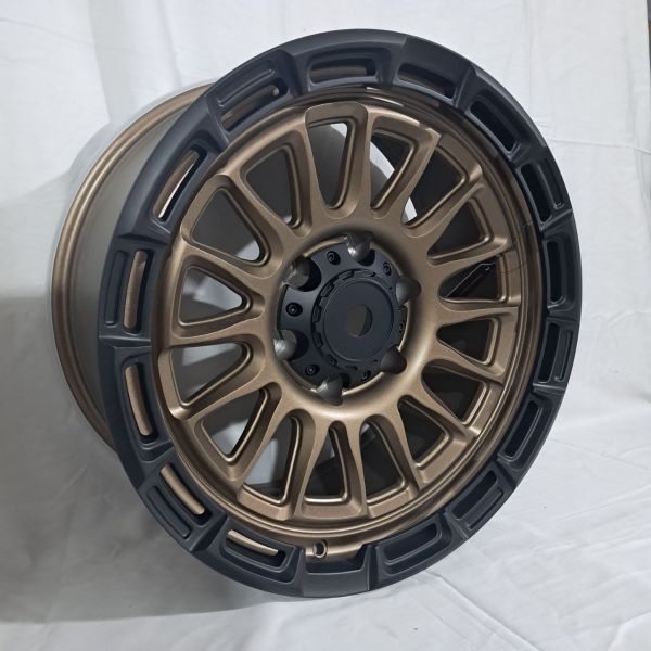 XF054 R18 8,5J ET0	6x139,7	110,1 SAND BRONZE+MATTE BLACK MACHINED LIP