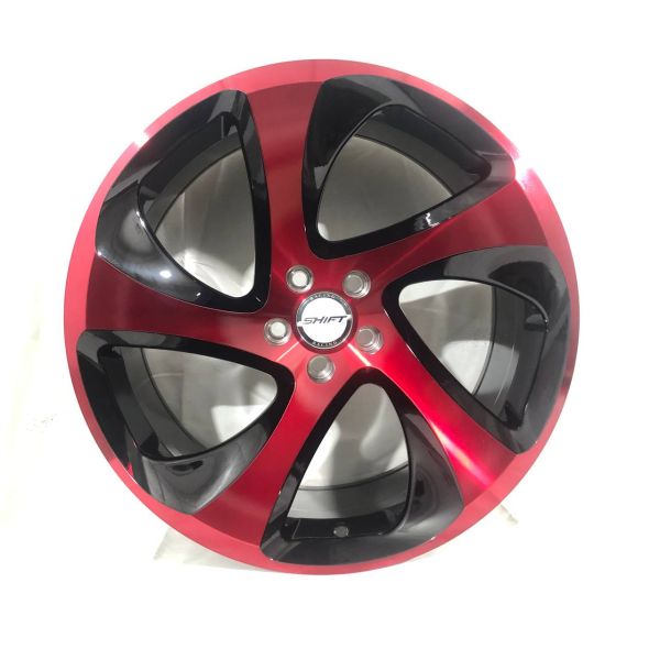 BK928 R18 8,5J ET35	5X100	73,1	GLOSS BLACK CANDY RED FACE
