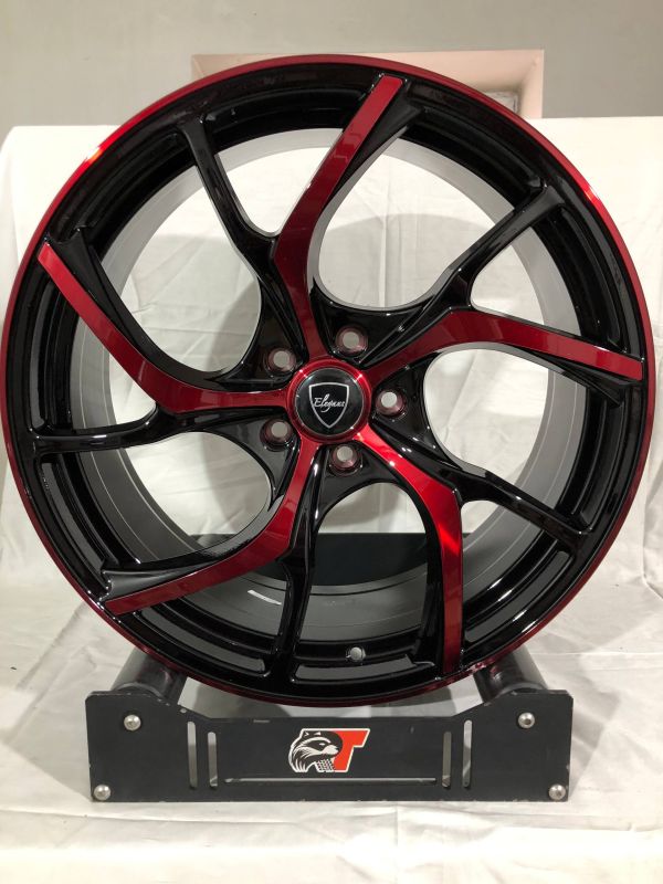 5466 R20 8,5J 5x114,3 ET35	72,6 	GLOSS BLACK CANDY RED FACE