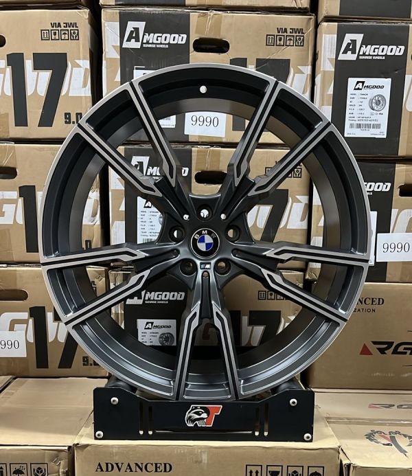 5171 R22 9,5J 5X112 ET37 66,6 matt gunmetal machine face