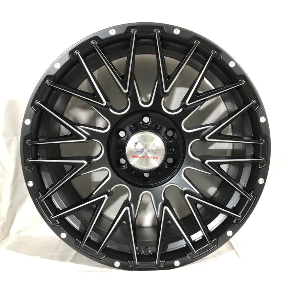 A411 R20 9J ET18 6x139,7 110,5	matt black+milling
