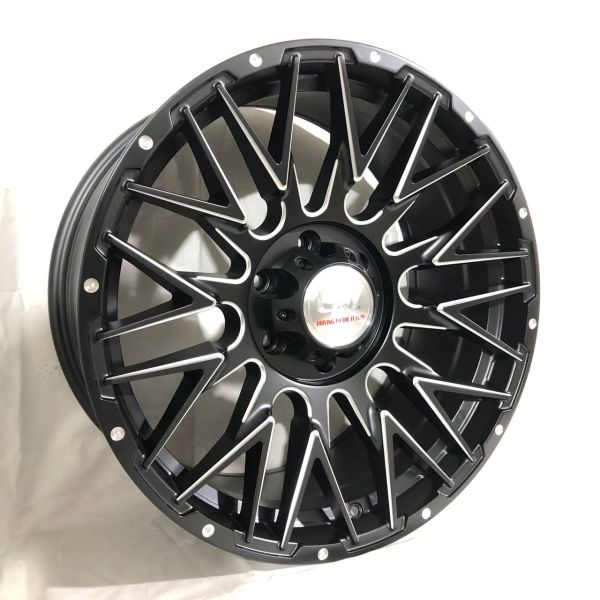 A411 R20 9J ET18 6x139,7 110,5	matt black+milling