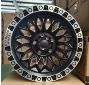 ZB057 R17 9J 110	ET10	5x150	"MATT BLACK  MACHINE LIP"