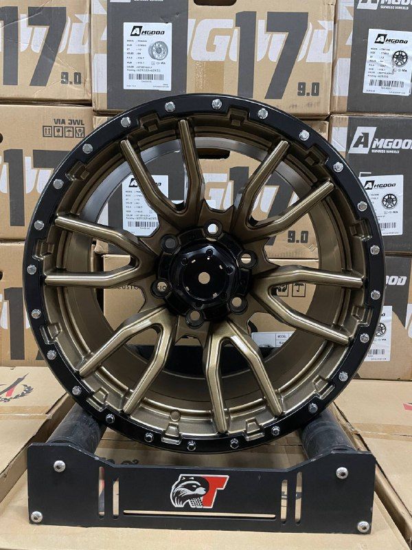 6098 R17 9J	6x139,7	ET10 110,5 	Satin bronze +satin black lip