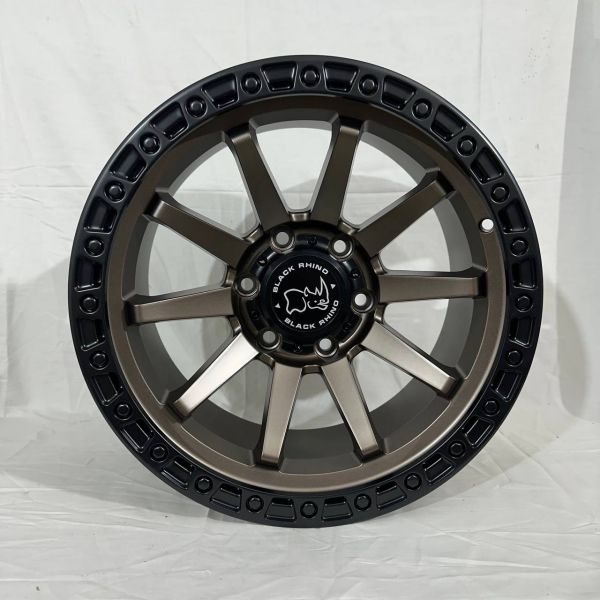 RGW8938 R17 9J 6x139,7	ET0 ЦО110 Bronze  + black lip polish