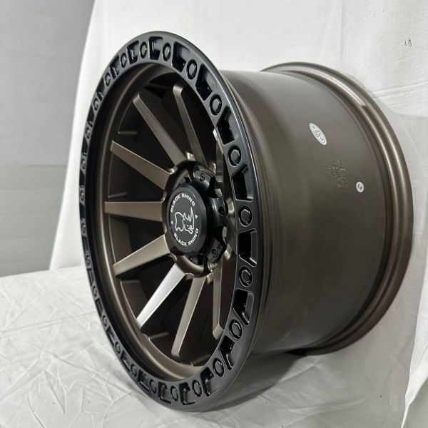 RGW8938 R17 9J 6x139,7	ET0 ЦО110 Bronze  + black lip polish