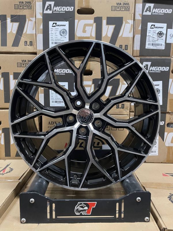 Koko Sl507 9296 R19 8.5J 5X112 ET40 Dia 66.5	Black Front Polished