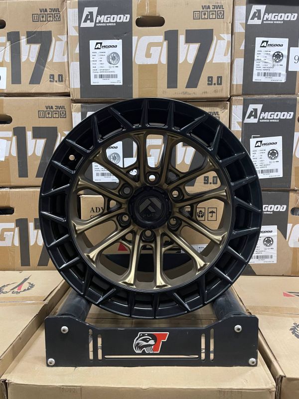 RGW8622 R18 9J 6x139,7 ET0 ЦО110 Sand Bronze + black lip