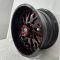 1078 D03 R20 10J 6x135 / 6x139,7	ET-12 ЦО 106,4 GLOSS BLACK CANDY RED MILLED