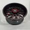 1078 D03 R20 10J 6x135 / 6x139,7	ET-12 ЦО 106,4 GLOSS BLACK CANDY RED MILLED