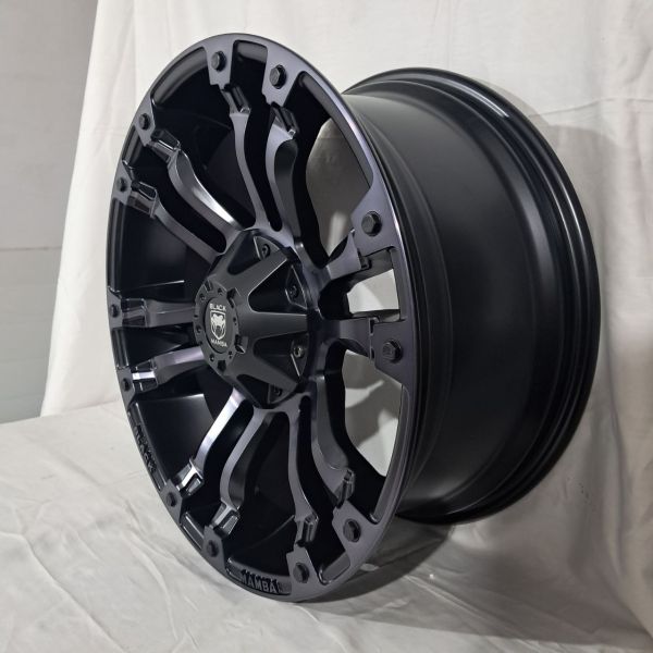 SR114 R20 9J 6x139,7 ET18 ЦО106,1 Satin Black / Polish Graphite Face