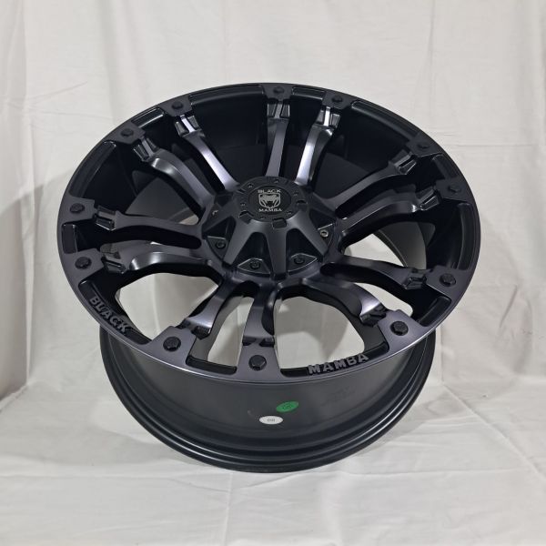 SR114 R20 9J 6x139,7 ET18 ЦО106,1 Satin Black / Polish Graphite Face