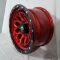 RGW8892 R17 9J	6x139,7	ET0	ЦО110 RED  + black lip polish
