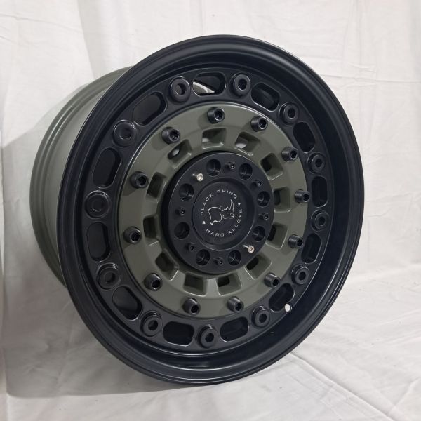 RGW8879 R17 9J 6x139,7	ET0	ЦО110 GREEN  + black lip polish