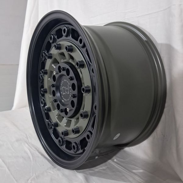 RGW8879 R17 9J 6x139,7	ET0	ЦО110 GREEN  + black lip polish
