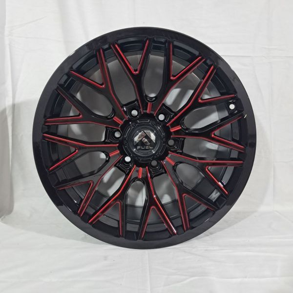 RGW634 R18 9J 6x139,7 ET10	ЦО110 BLACK+MILL(RED)