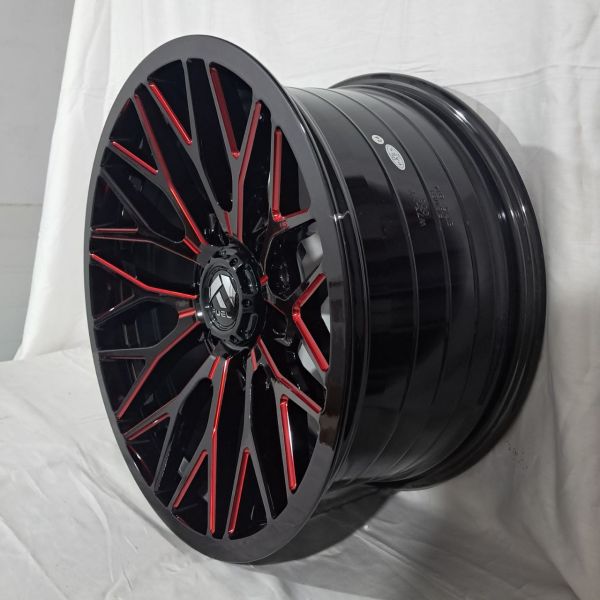 RGW634 R18 9J 6x139,7 ET10	ЦО110 BLACK+MILL(RED)