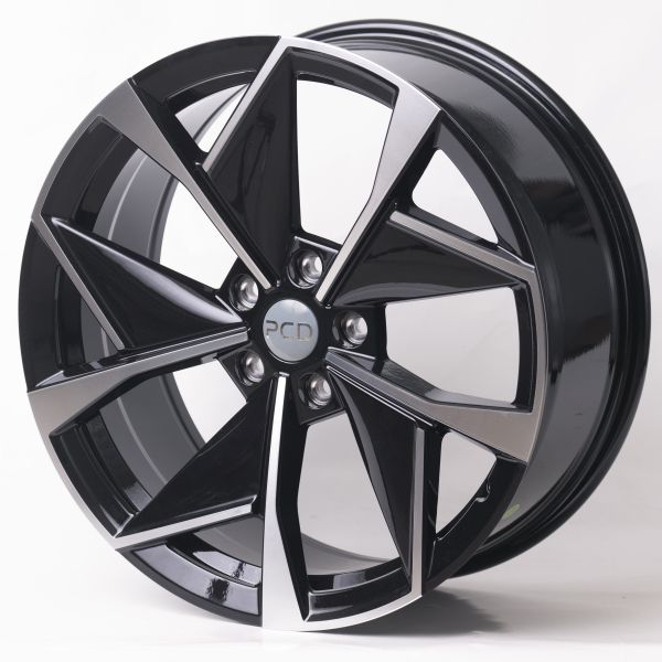 Диски Kipardo 5638 R20x8 5x108 ET41 DIA66.6 Black Machined face