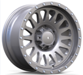 7265	R17 9J	ET0	6X139,7	106.1	MACHINE SILVER ACCENT ANODIZED BOLTS