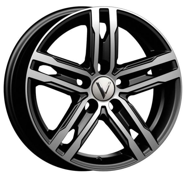 5x100 R15x6 CB57,1 ET38 Вектор В178 Алмаз черный 17801AB