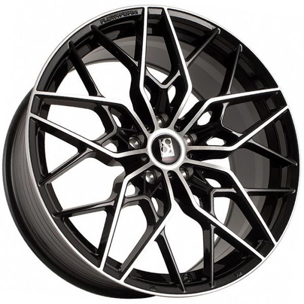5х112 R18х8 СВ66,45 ЕТ38 KoKo FF010 Gloss black+maching face