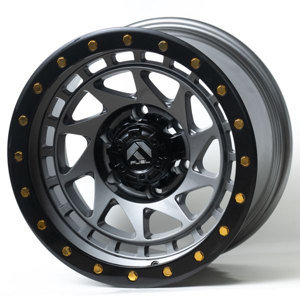 6х139,7 R16х8.5 СВ110.1 ЕТ-12 Kipardo KF5106 Matt Dark Gun Metal Matt Black LIP