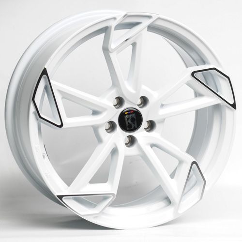 5х100 R18х8 СВ73,1 ЕТ38 KoKo SL521 white machined face