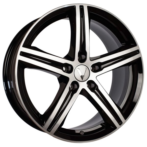 5x112 R18x8 CB66,6 ET40 Вектор 231 Алмаз черный 23103AB