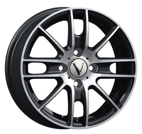 4x100 R14x5,5 CB67,1 ET38 k-7 K-173 Алмаз черный 17301AK