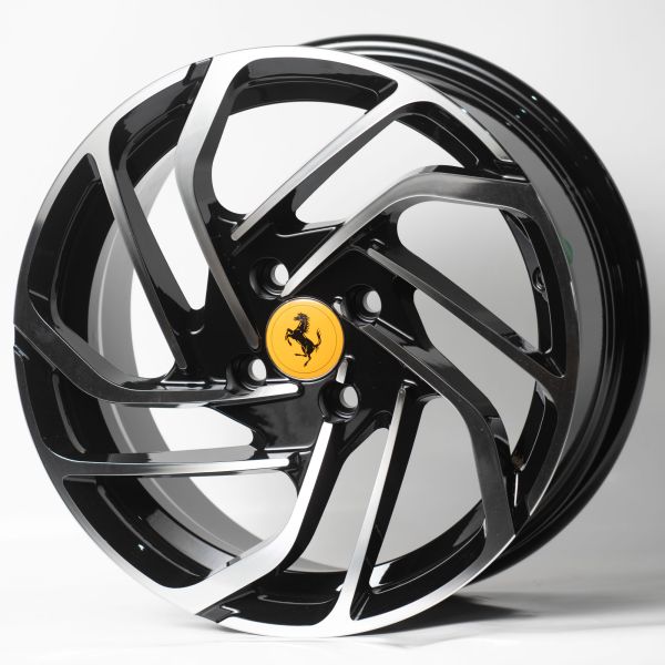 4х114,3 R16х7 СВ56,6 ЕТ35  KF5104 Black Machined face