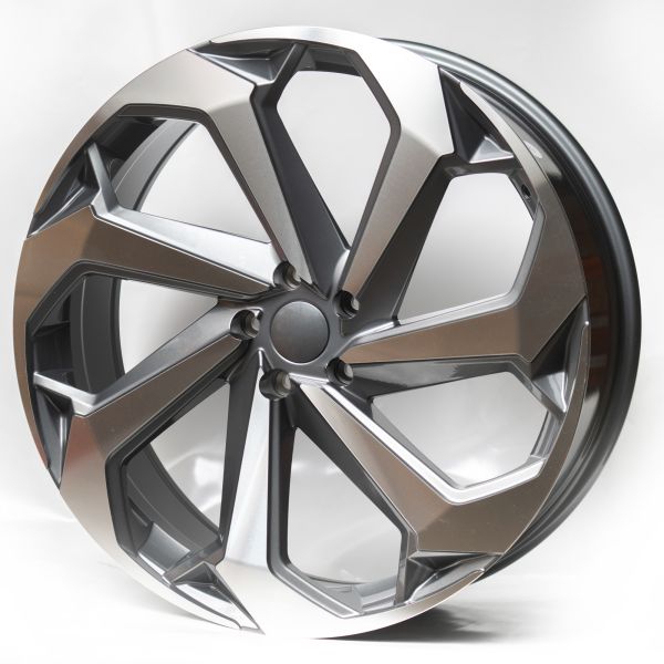 5х114,3 R22х8 СВ64,1 ЕТ40 F067 MACHINED FACE W/GUNMETAL OUTLINE