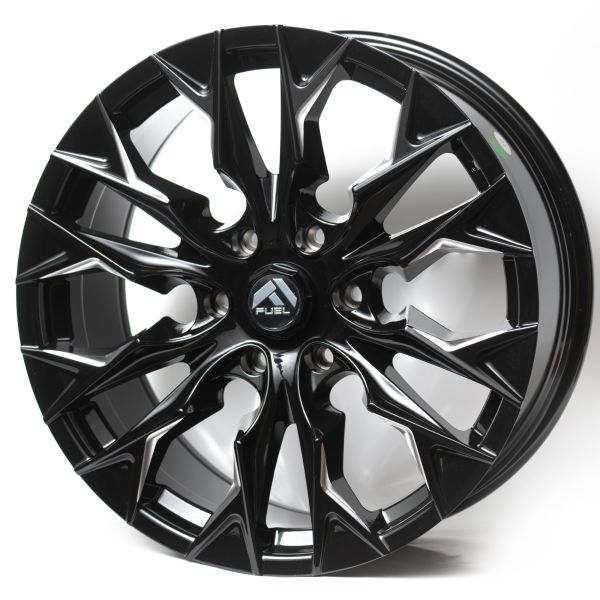 6х139,7 R17х9 СВ110,1 ЕТ0 R227-7 Black  Milling+coating