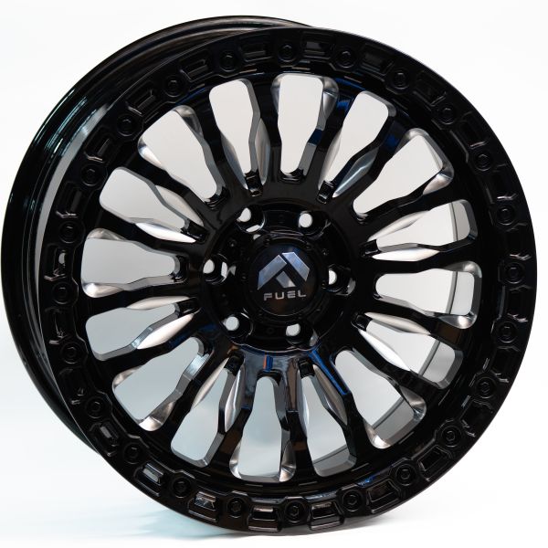 6х139,7 R20х9 СВ110,1 ЕТ15 6409 2802 Gloss black +Milled